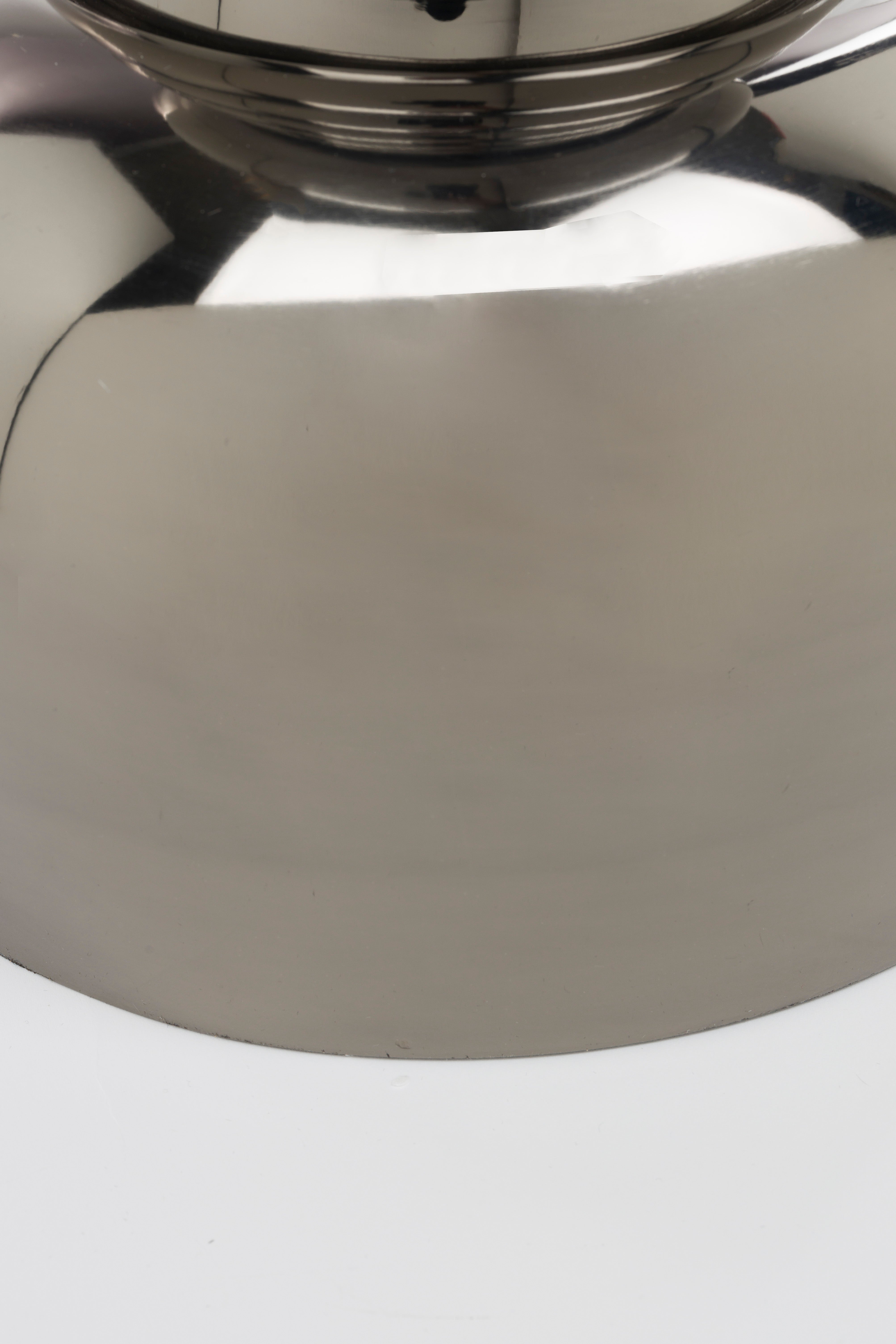 Bold Monkey Gonna Make You Sweat Chrome Stool Side Table